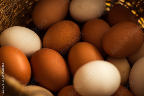 Eggs in a basket