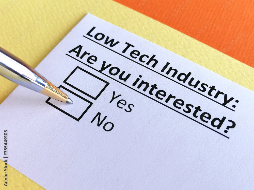 Questionnaire about industry