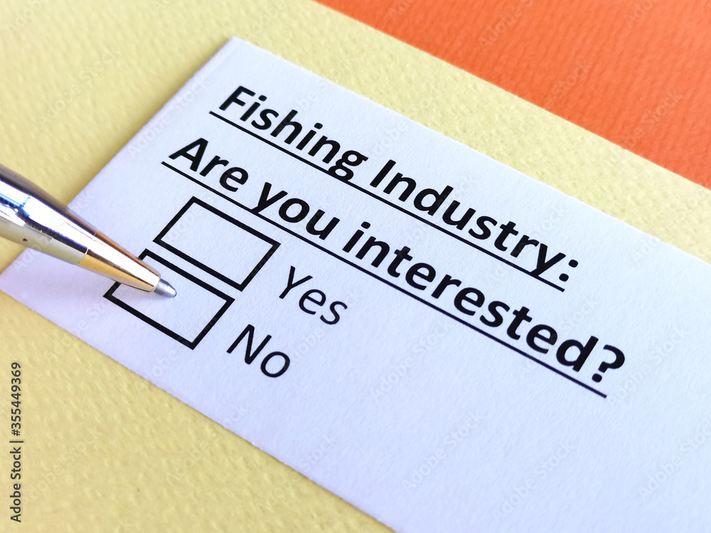 Obraz premium Questionnaire about industry