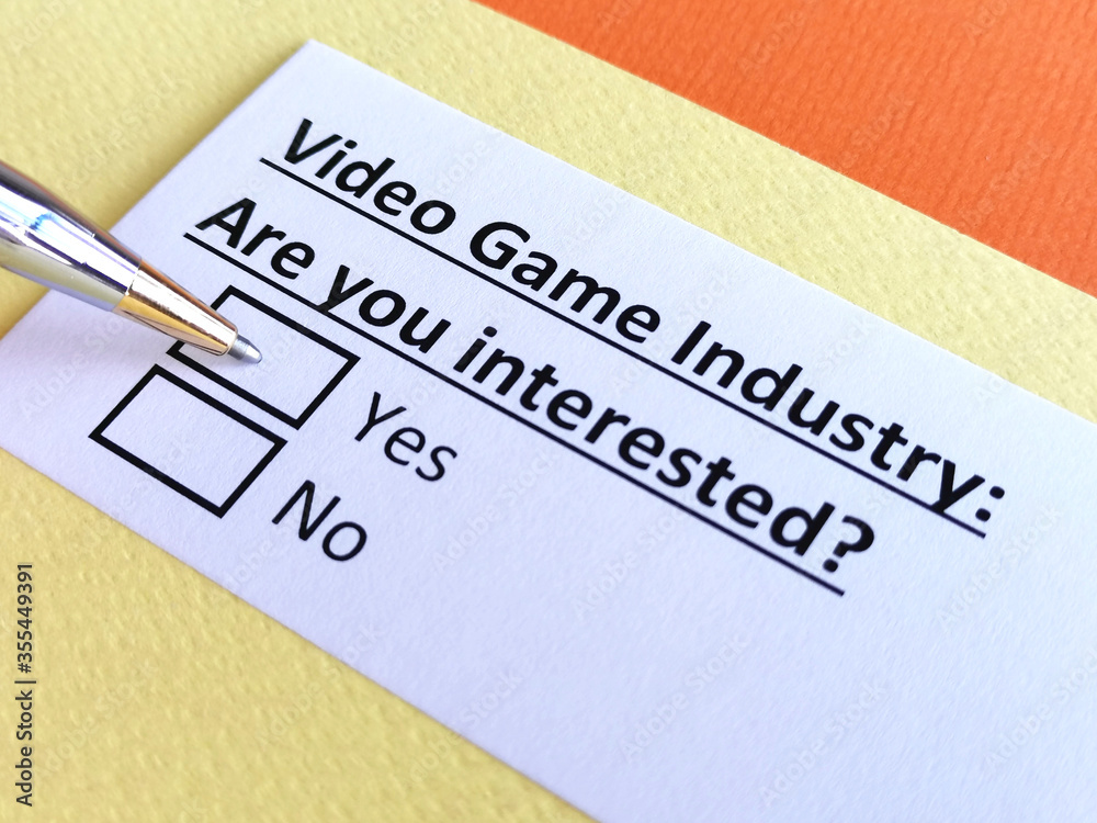 Obraz premium Questionnaire about industry