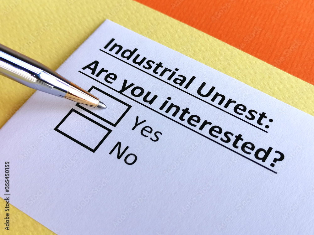 Questionnaire about industry