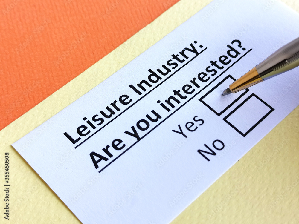 Obraz premium Questionnaire about industry