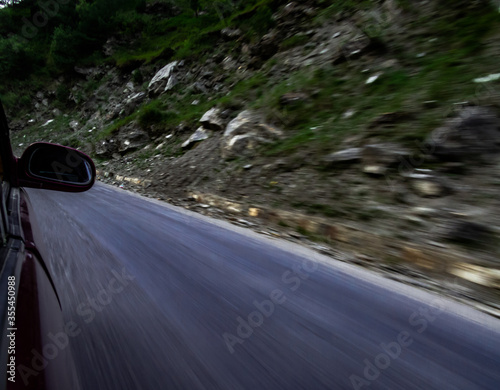 motion blur taken while travelling to country side © MR HSJ