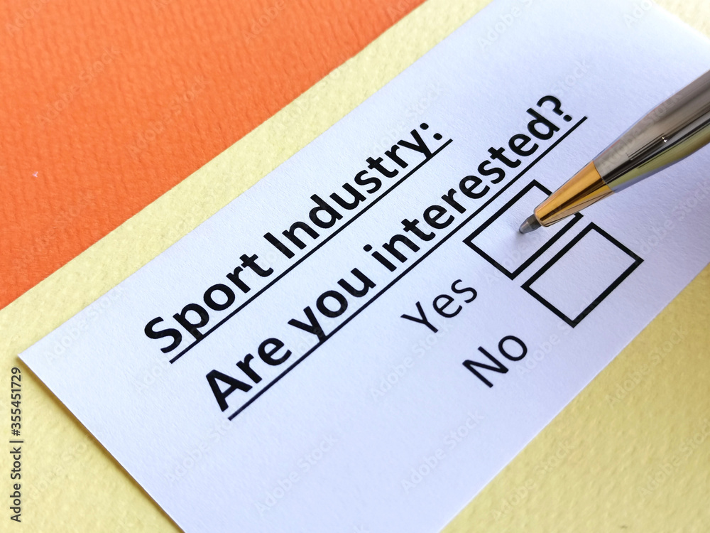 Obraz premium Questionnaire about industry