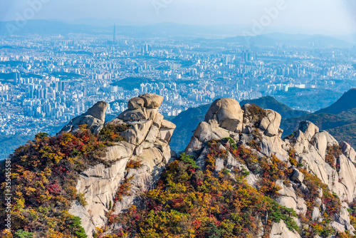 Photography Peaks of Bukhansan national park near Seoul, Republic of Korea