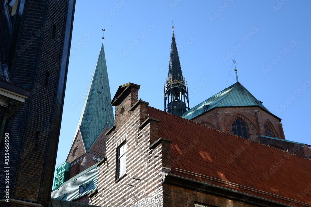 Obraz premium Marienkirche in Luebeck