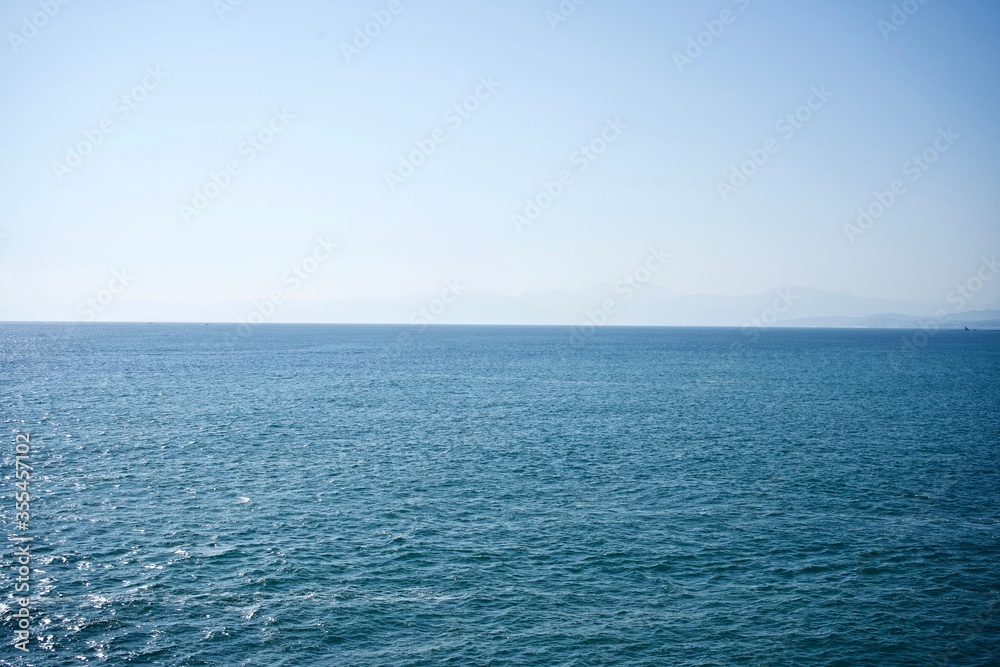 Blue sky and sea in Shonan. Blue sky and sea in Shonan.