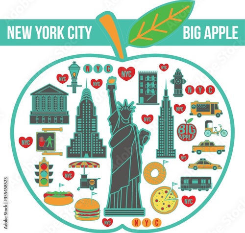 new york city in apple
