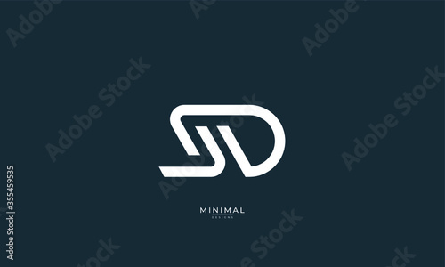 Alphabet letters icon logo SD photo