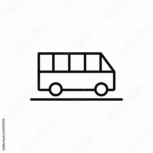 bus icon vector