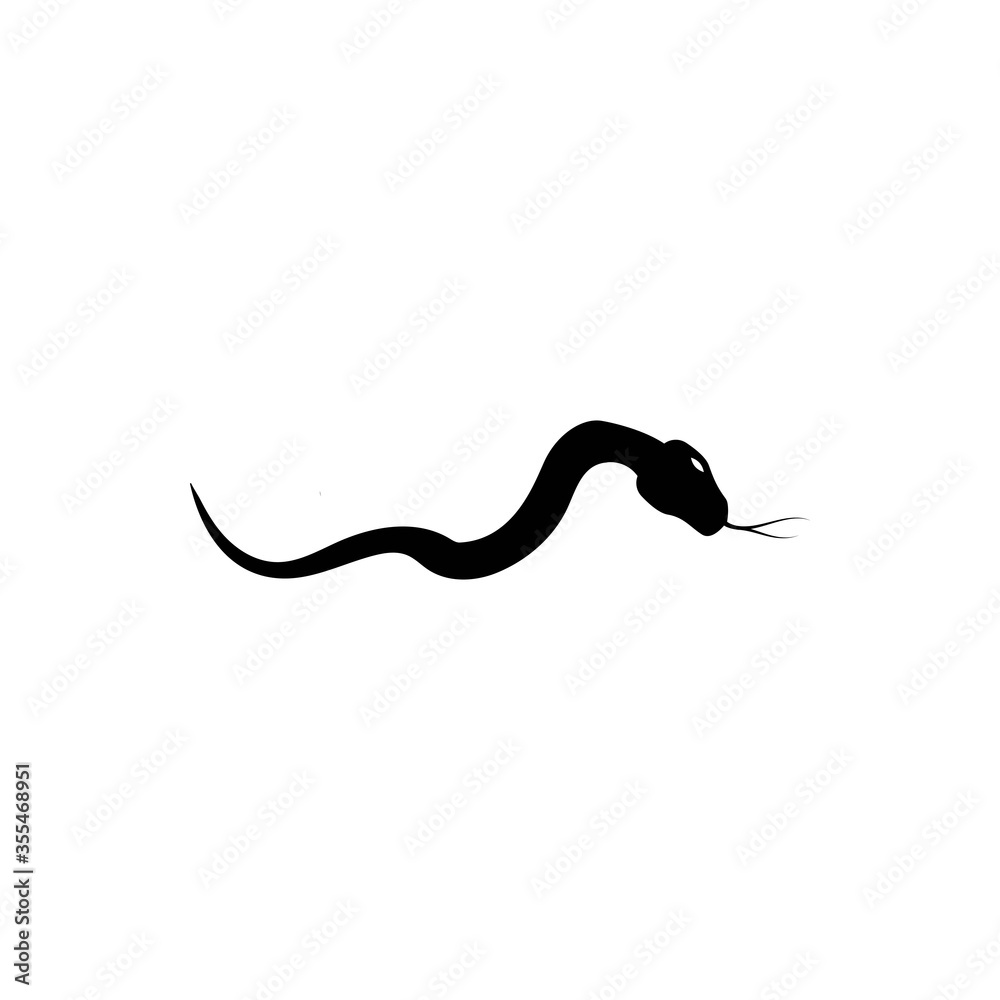 Obraz premium snake head logo