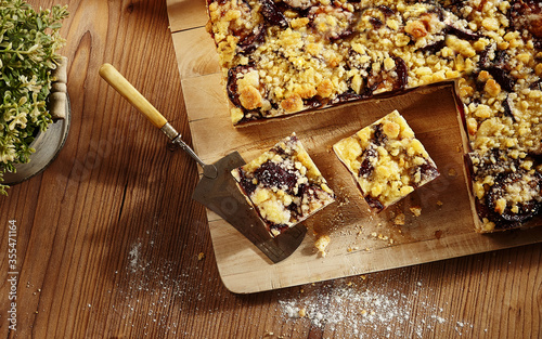plum cake,Pflaumenkuchen