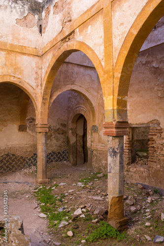 Yard of an abandoned house, Dar Caid Hadji photo