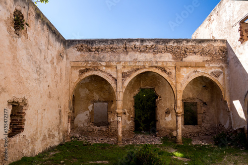 Yard of an abandoned house  Dar Caid Hadji