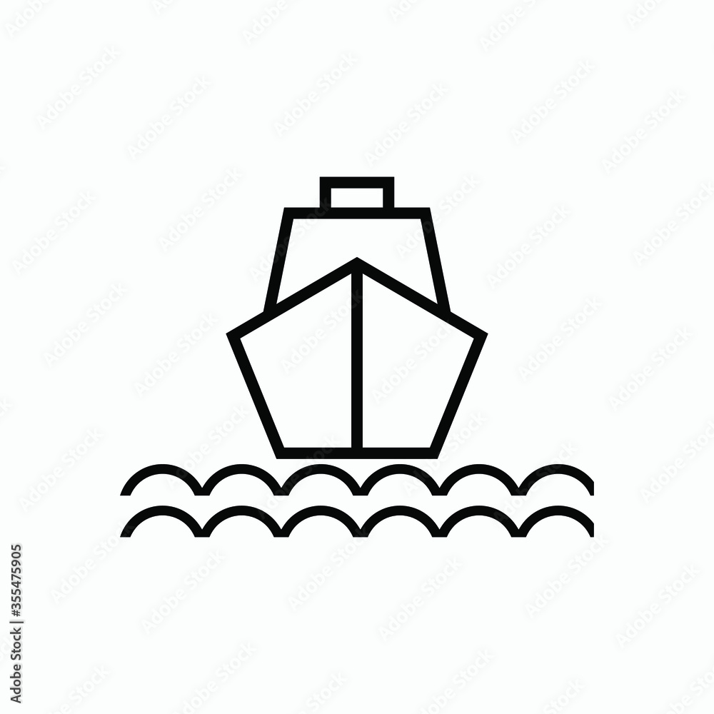 ship icon vector ship icon vector