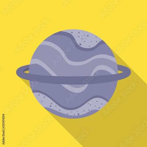Vector illustration of uranus and star logo. Web element of uranus and nasa vector icon for stock.