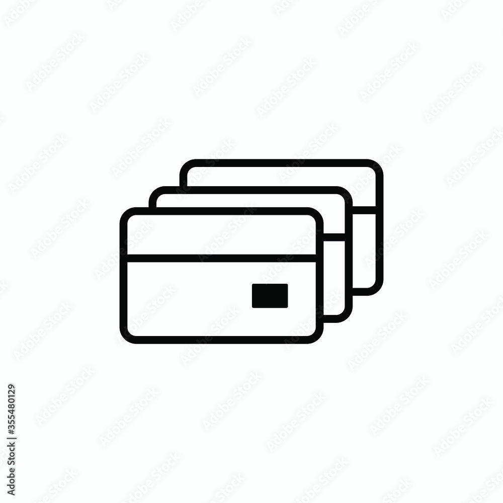 bank card icon vector bank card icon vector