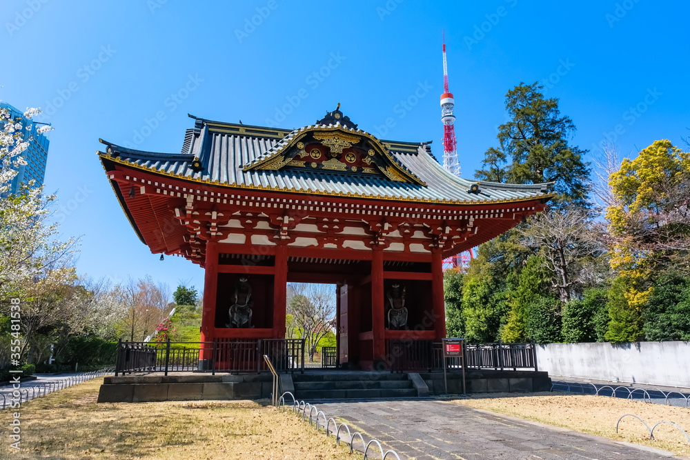 Obraz premium 東京 旧台徳院霊廟惣門