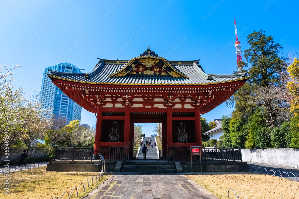 Fototapeta premium 東京 旧台徳院霊廟惣門