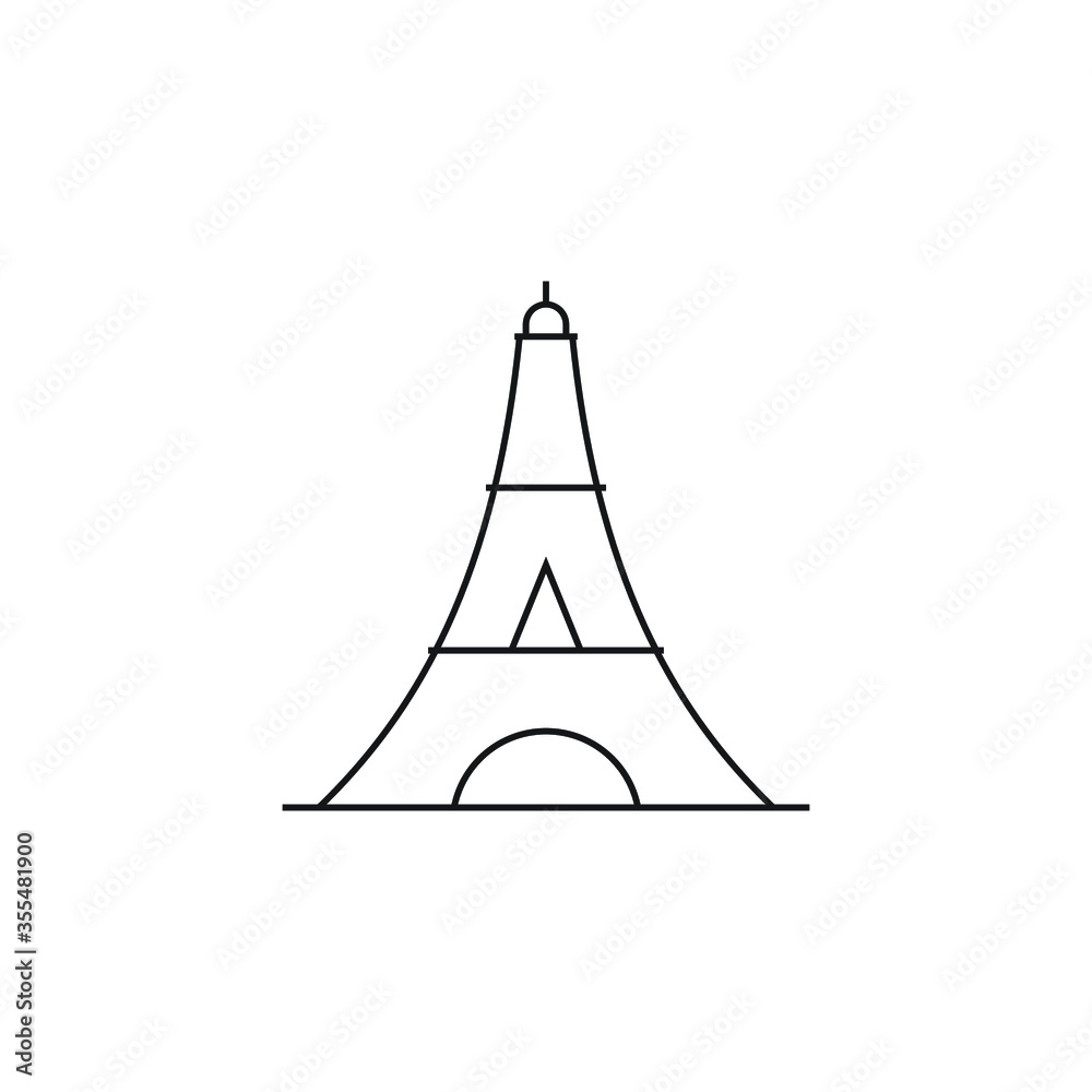 eifel icon vector