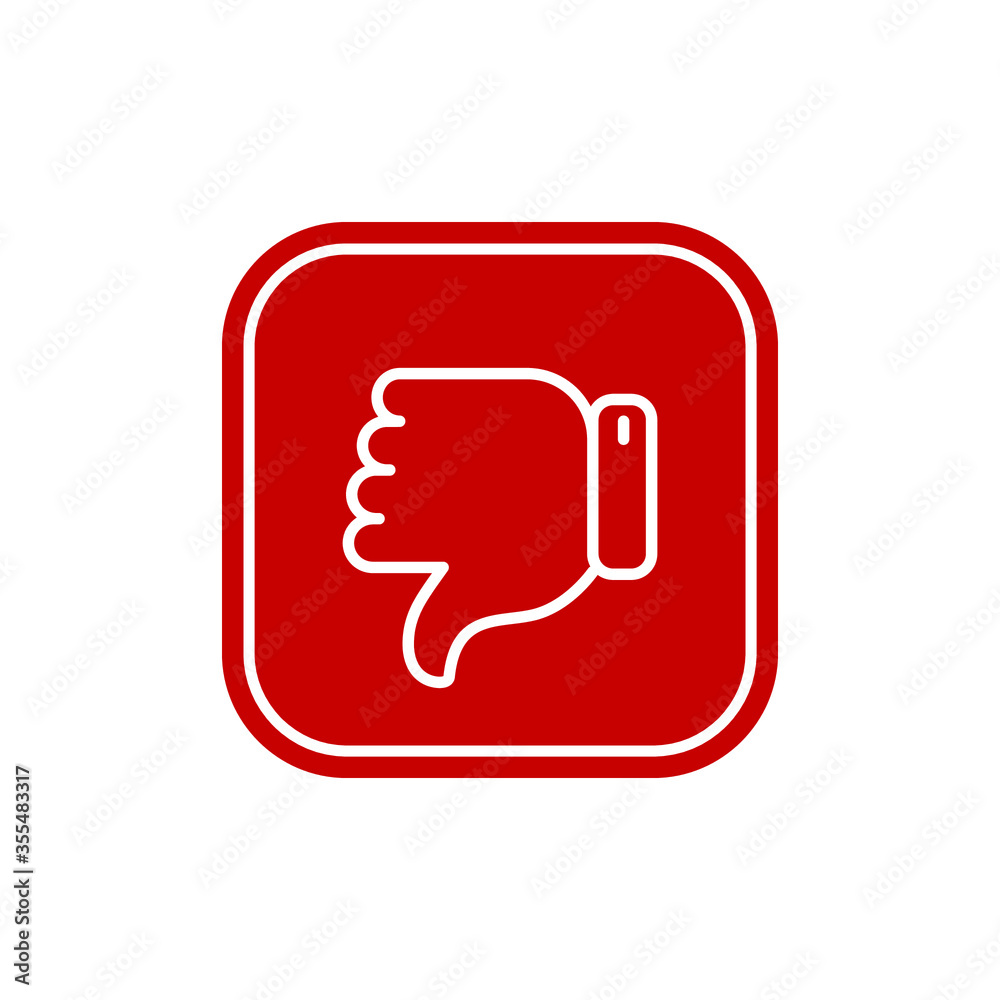 Like icon vector illustration isolated on white Like icon vector illustration isolated on white