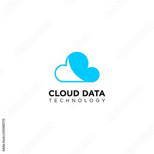 Cloud Data Logo Design