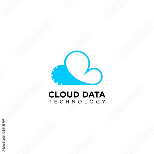 Cloud Data Logo Design