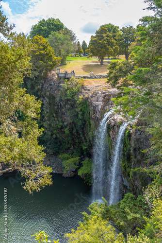 Whangarei falls at New Zealand photo