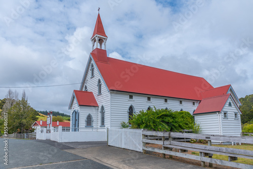 Church Of Saints Peter And Paul at Puhoi, New Zealand photo