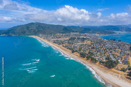 Aerial view of Pauanui at New Zealand photo