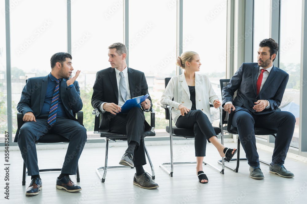 Business People Meeting Conference Discussion Corporate Concept in office. Team analyzing statistics financial. Business People Meeting Conference Discussion Corporate Concept in office. Team analyzing statistics financial.