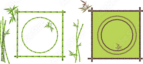 Bamboo  frame background