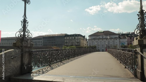 Luzern empty Rathaussteg bridge - Coronavirus time photo