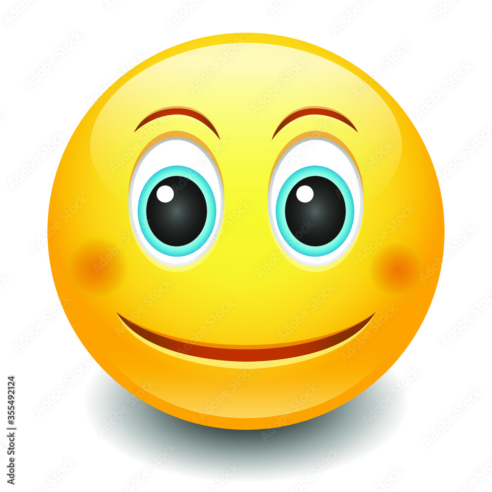 Emoji Smiley Face Vector Design Art. Illustration Gradient Icon. Emoji Smiley Face Vector Design Art. Illustration Gradient Icon.