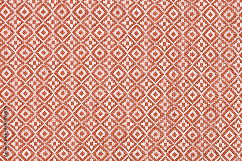 Burnt orange cotton fabric texture for curtains, cushions, upholstery