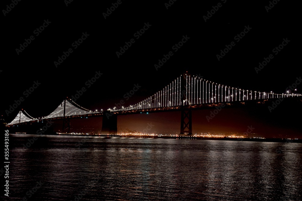Naklejka premium San Francisco night photography