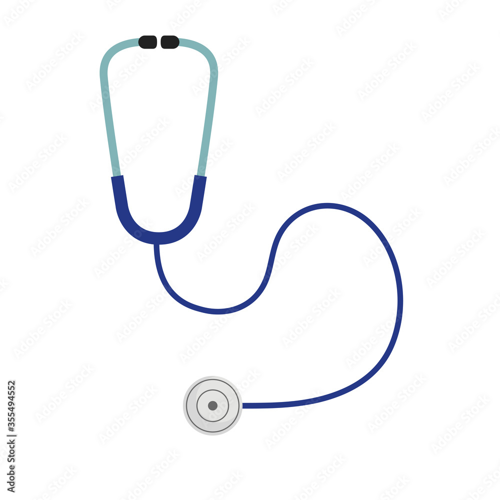Isolated medical stethoscope vector design Isolated medical stethoscope vector design