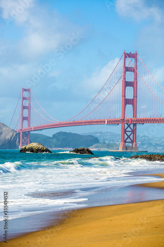 A view of Golden Gate Bridge, San Francisco, California, USA
