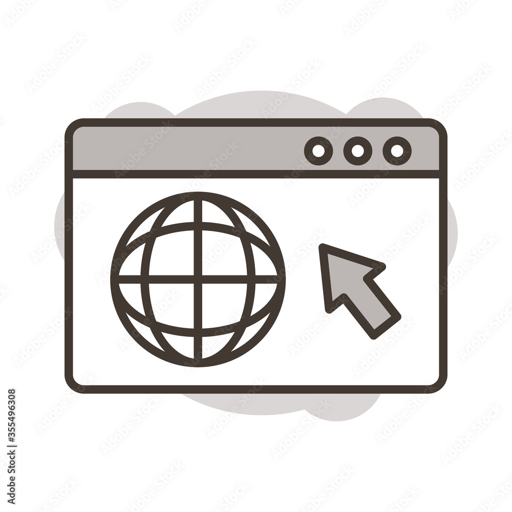 sphere browser in template line style sphere browser in template line style