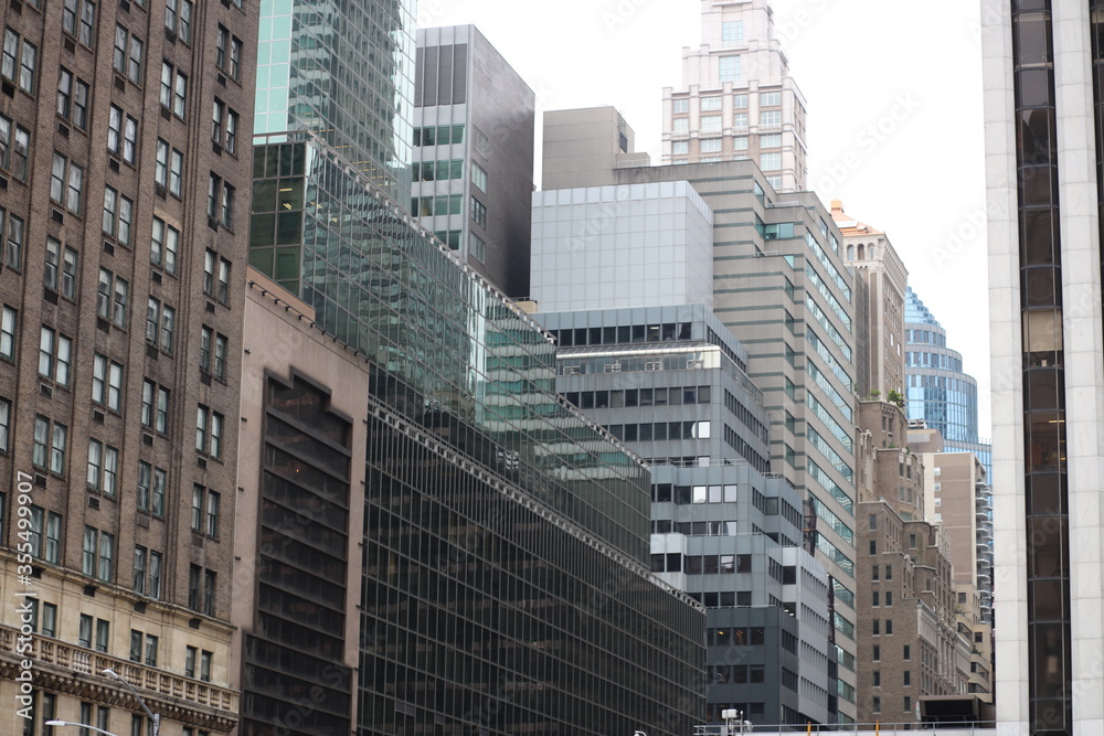 Fototapeta premium Upper East Side Architecture Buildings Homes Churches