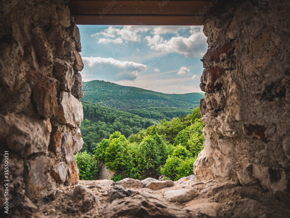Window to freedom in Topolcany castle
