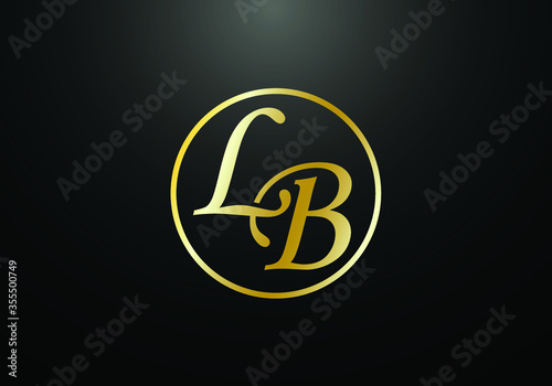 Initial Monogram Letter LB Logo Design Vector Template. L B Letter Logo Design 