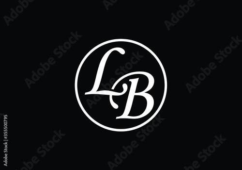 Initial Monogram Letter LB Logo Design Vector Template. L B Letter Logo Design 