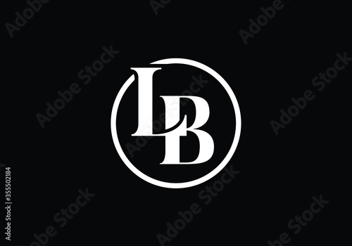 Initial Monogram Letter LB Logo Design Vector Template. L B Letter Logo Design 