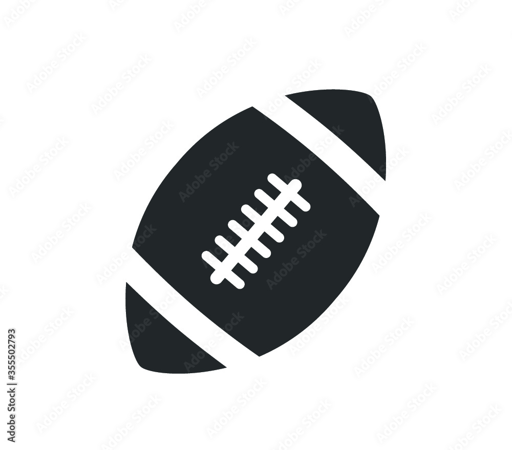 American football ball icon. Vector American football ball.  Football ball. 