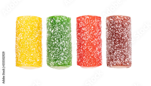 Bild auf Leinwand Colorful sour candy licorices