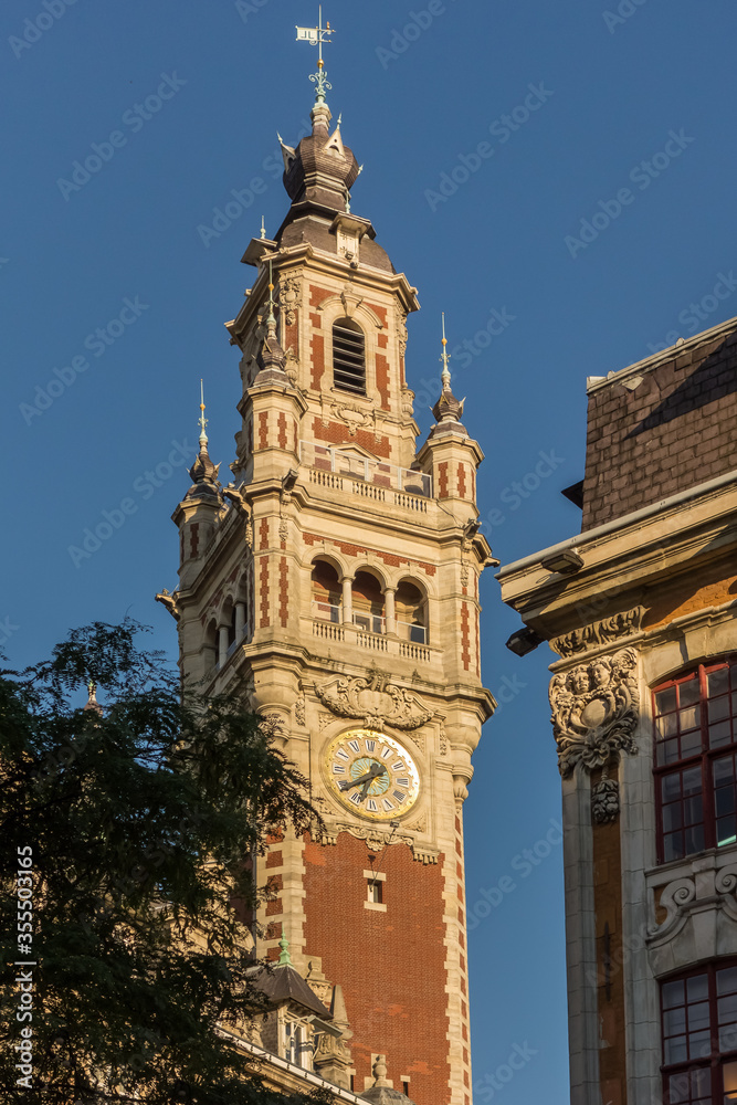 The Belfry at the chamber of commerce in Lille