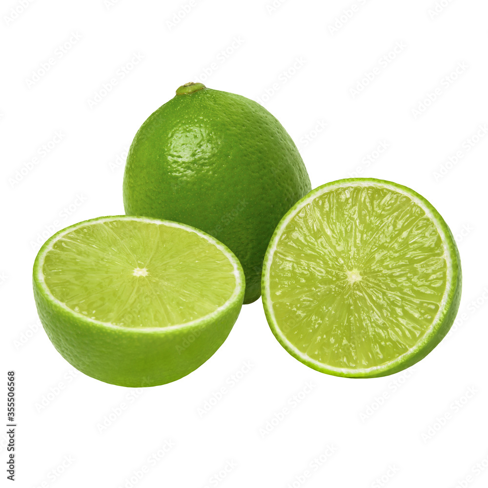 Lime isolated on white Lime isolated on white