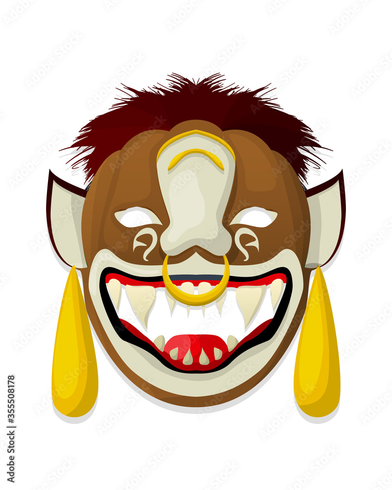 Vector tribal mask 13 Vector tribal mask 13
