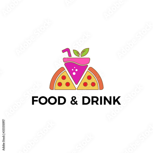 Wallpaper Mural Food and drink logo. Icon vector. Torontodigital.ca